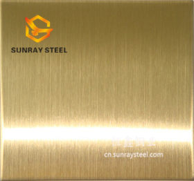 高档304钛金拉丝不锈钢板 电梯门板专用不锈钢拉丝板 304不锈钢