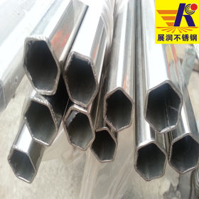 304不锈钢六角管广东佛山展润厂家专业生产六角形不锈钢管