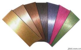 广东不锈钢厂家直销304不锈钢彩色板镀色拉丝板价格优惠不锈钢板