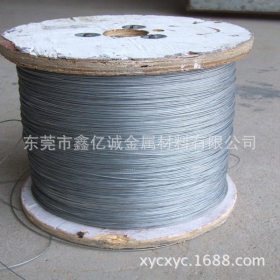 生产不锈钢丝绳 厂家直销201 202涂塑1*19不锈钢丝绳规格齐全