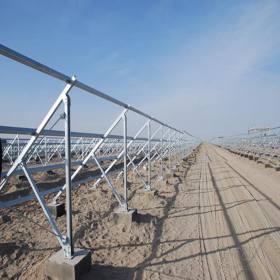 厂家供应 别墅屋顶太阳能发电支架系统 分布式发电系统支架组件