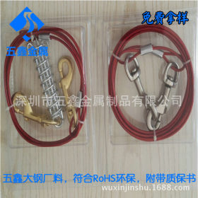 高拉力304不锈钢丝绳  0.5mm-7*7包胶钢丝绳   0.15mm微型钢丝绳