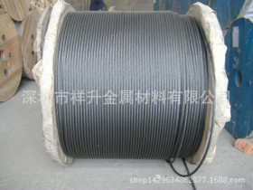 现货供应SUS201不锈钢钢丝绳 镀锌钢丝绳加工