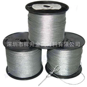 供应环保304/316不锈钢钢丝绳，包胶不锈钢丝绳，镀锌钢丝绳