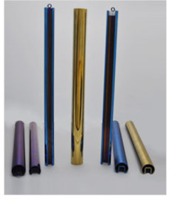 304不锈钢装饰管 圆型单槽管 佛山不锈钢是生产厂家 彩色不锈钢管