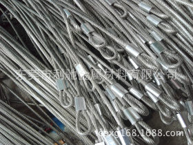 现货2.0mm304不锈钢钢丝绳 7*7不锈钢丝绳 包胶钢丝绳