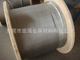 供应德标316L不锈钢钢丝绳软钢丝绳起重钢丝绳直径1 1.2 1.5 2mm