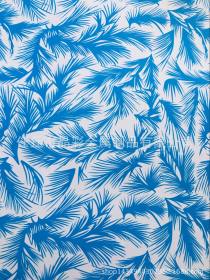 蓝色羽毛花印花彩钢 印花彩涂板 花纹钢板