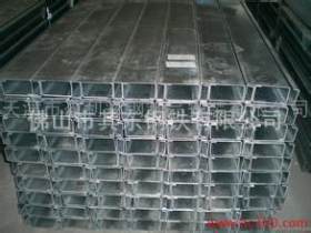 Q235B镀锌C型钢 钢结构专用镀锌C型钢 可按需求定尺加工镀锌C型钢
