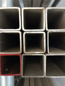 临沂钢材市场 批发304厚壁不锈钢方管 201拉丝不锈钢方管