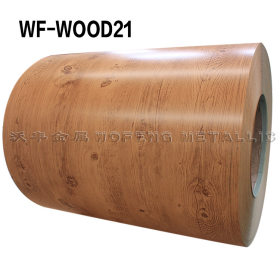 木纹彩钢房木纹板用于夹芯板金属雕花板轻钢龙骨上墙