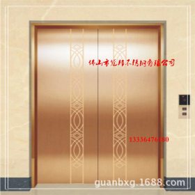 彩色不锈钢厂家批发 不锈钢电梯门板 不锈钢电梯门