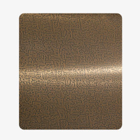 彩色不锈钢板 201 304不锈钢镀红古铜自由纹亮光板 装饰板