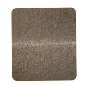 201 304不锈钢自由纹镀铜板 仿古铜不锈钢板 不锈钢彩色装饰板