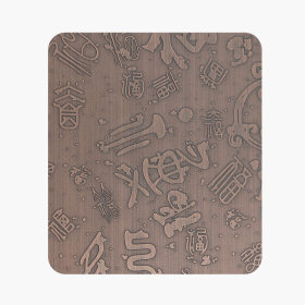 304不锈钢花纹装饰板 201红古铜拉丝蚀刻板 不锈钢彩色花纹装饰板