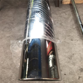 不锈钢厂家304光面拉丝不锈钢圆管外径45mm厚度0.6-1.5mm价格
