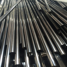 304不锈钢黑钛金焊接管圆管外径18mm价格 不锈钢圆通直径18厘厂家