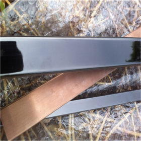 佛山厂家直销304不锈钢黑钛金光面方管35*35mm实厚1.0-2.8毫米