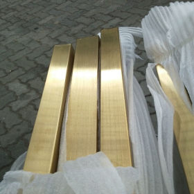 佛山厂家批发304不锈钢黄钛金光面方管120*120mm实厚1.5-3.0毫米