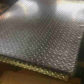 扁豆板304不锈钢工业板8.0mm 加工冲孔拉丝不锈钢防滑板 花纹板