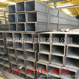 泛亚钢材市场主营Q235B 昆明方管 钢构专用矩形管 支撑幕墙方通