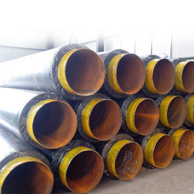 厂家供应聚氨酯发泡保温钢管预制保温直埋钢管 保温管规格齐全