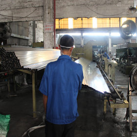 厂家直销201不锈钢方管 拉丝面不锈钢管 拉丝方管可定制加工