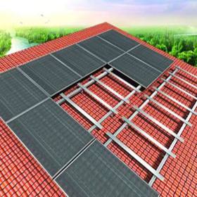 厂家现货供应 热镀锌太阳能屋顶支架 太阳能发电系统托架配件挂钩