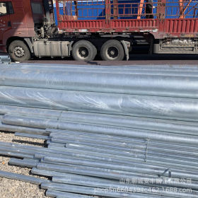 聊城钢管公司供应q345d 镀锌无缝管 热镀锌钢管 dn200镀锌管