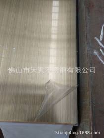 锦州工厂直销 拉丝纳米无指纹不锈钢板 不锈钢定制板 镀铜厂家