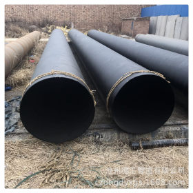 环氧煤沥青防腐钢管厂家 污水管道用三油两布防腐螺旋钢管