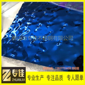 304水波纹不锈钢板3D立体蜂窝镜面水波纹不锈钢板工程装饰板材