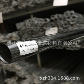 生产制品级201不锈钢管材 圆管加厚外径28mm高铜焊管 六米零切