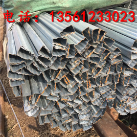 生产冷拔镀锌异型钢管 菱形管 椭圆管 扶手管 薄壁厚壁 可定制