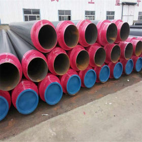 供应DN400聚氨酯保温钢管 预制直埋保温直缝钢管厂家