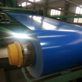 彩钢板厂宝钢股份供应彩涂卷极光蓝463 高耐久聚酯HDP镀铝锌卷