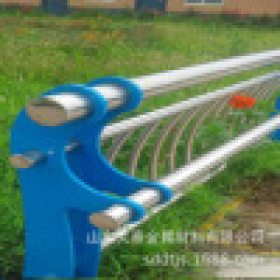 304不锈钢复合钢管河道栏杆/人行道护栏/桥梁防撞护栏