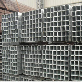 江苏南京Q235镀锌矩形管 大口径薄壁矩形管规格 Q235镀锌无缝矩形