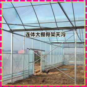 广东连栋大棚管 简易连体温室大棚钢管 优质蔬菜葡萄养殖大棚