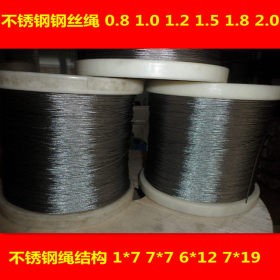 304包胶不锈钢钢丝绳 规格1.0 2.0 3.0 4.0 5.0 6.0 7.0 8.0 9.0