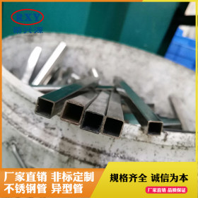 佛山不锈钢生产厂家现货304拉丝壁厚方管 不锈钢制品方管