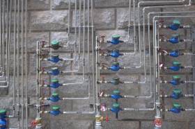304不锈钢分水器  厂家定制不锈钢水表表柱