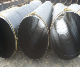 厂家供应外壁刷环氧煤沥青防腐钢管 自来水防腐管道螺旋钢管