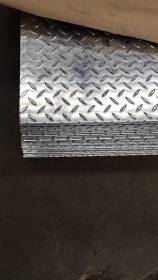 天津供应热轧开平板6mm镀锌花纹板Q235B花纹板