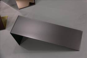 不锈钢彩色喷砂板 201/304黑钛色喷砂板