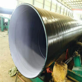 供应防腐螺旋钢管 供水排污用外环氧煤沥青 内刷IPN8710螺旋钢管
