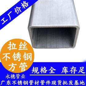 不锈钢方管加工16*16*1.0广东永穗管业品牌不锈钢方通钢管加工厂