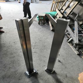 厂家直销304不锈钢立柱 装修工程立柱 商场扶手立柱
