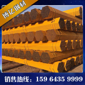 Q235B架子管 高频焊架子管 建筑用架子管 定尺生产 喷红漆 黄漆