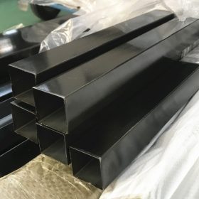 佛山彩色不锈钢焊管 黑钛金不锈钢管 亚光黑色201不锈钢管厂